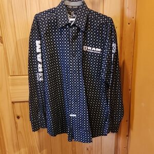 Wrangler Size L Mens Western Shirt